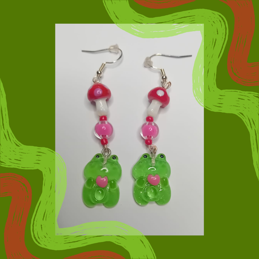 Froggy earrings