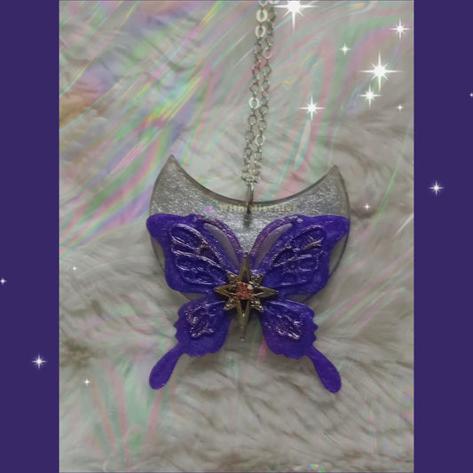 Butterfly Moon Necklace