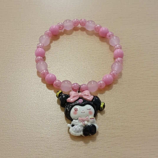 Kuromi pink bracelet