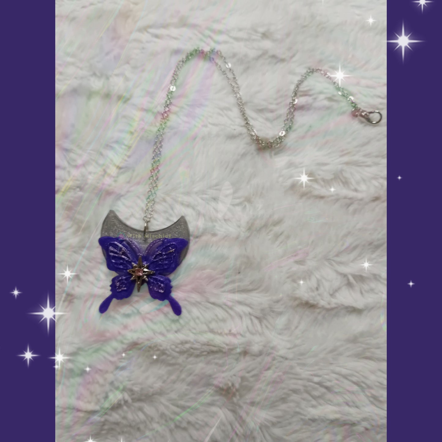 Butterfly Moon Necklace