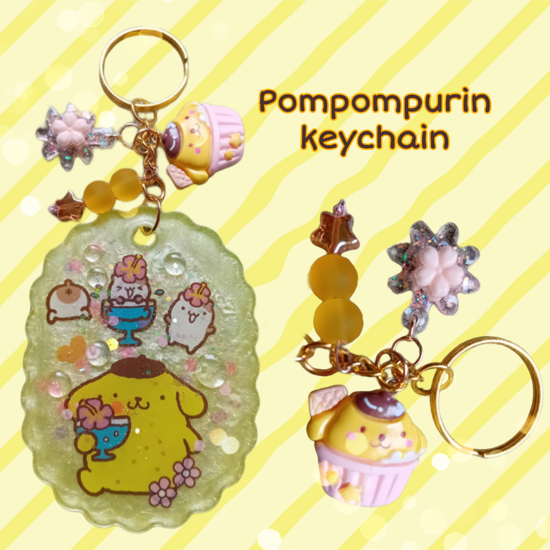 Pomp large keychain