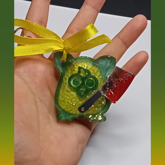 Evil green Furby