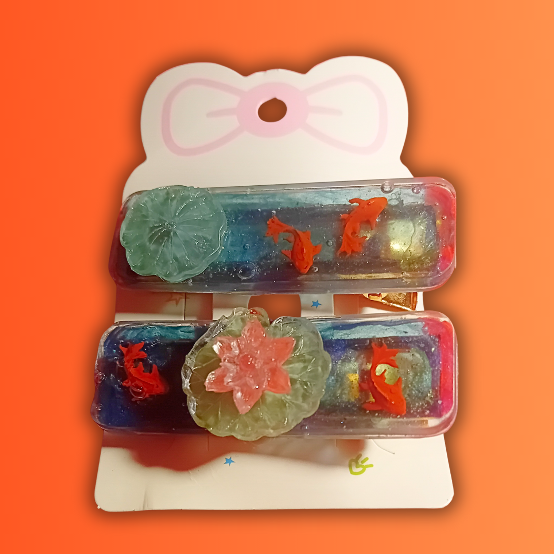 Koi hairclips