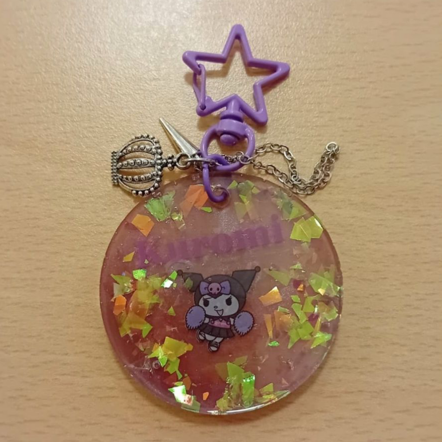 Kuromi cheer keychain Small