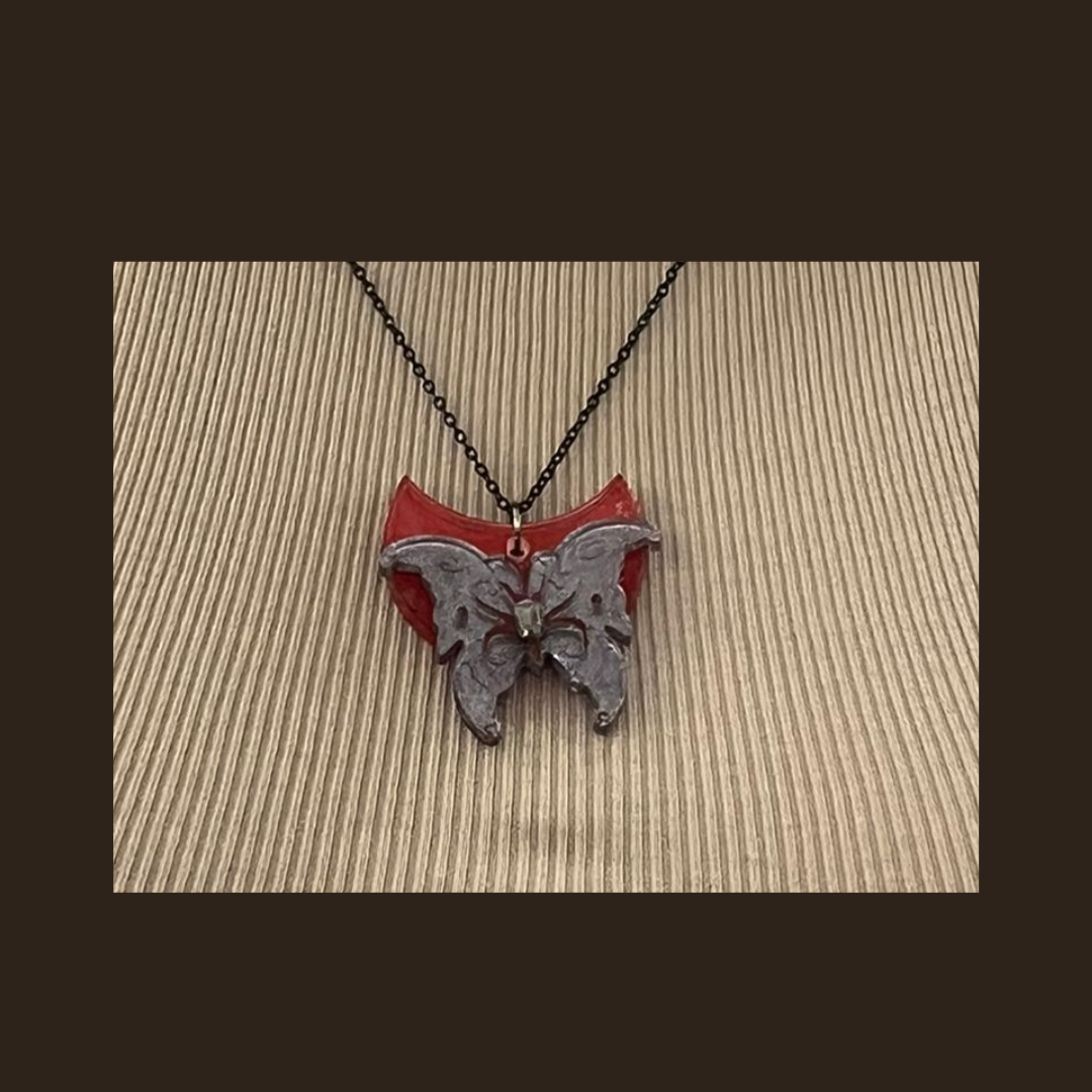 Butterfly Moon Necklace