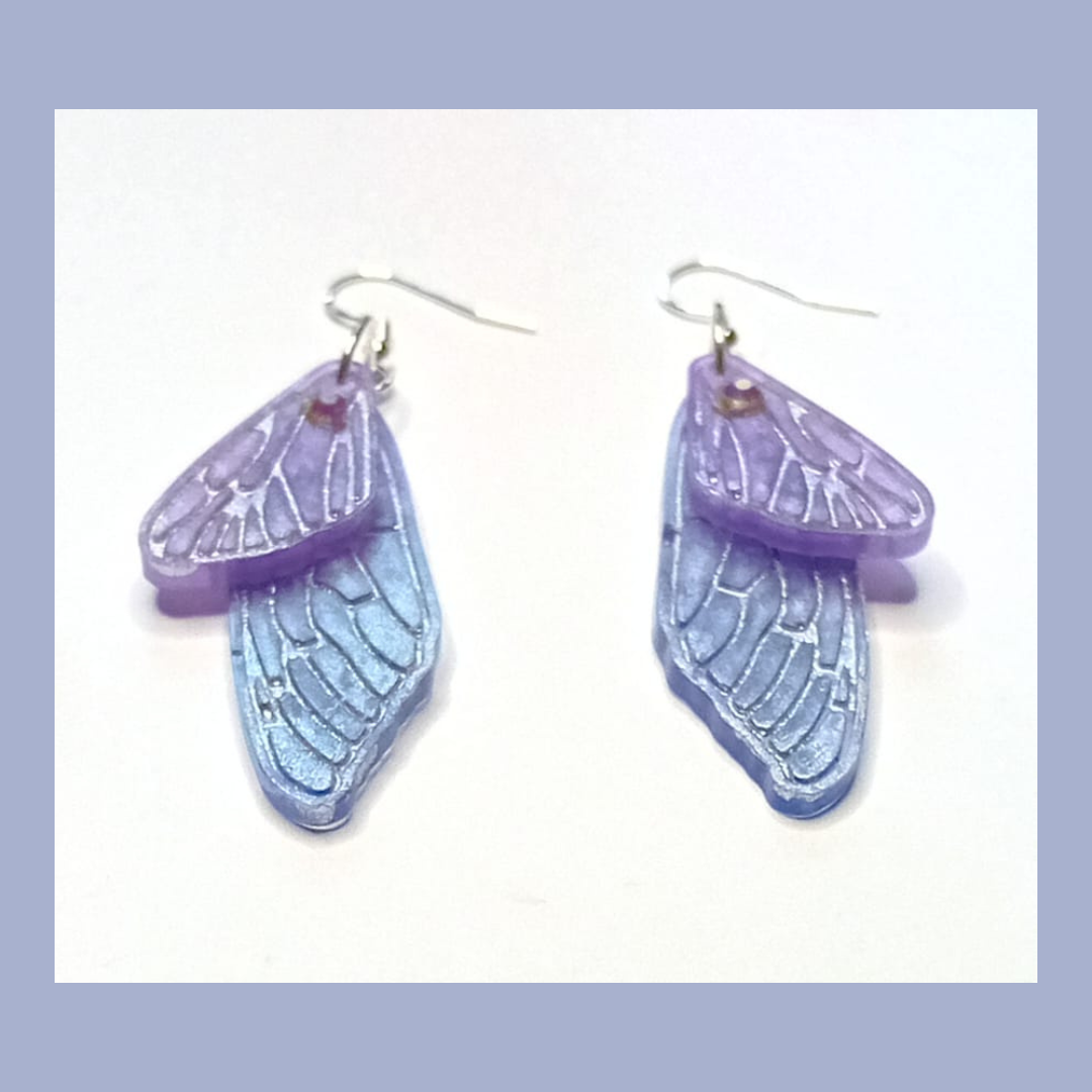 Fairy wing earrings