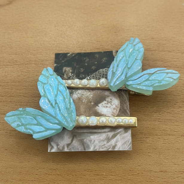 Fairy wing hairclips