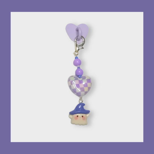 Cute ghost phone charm