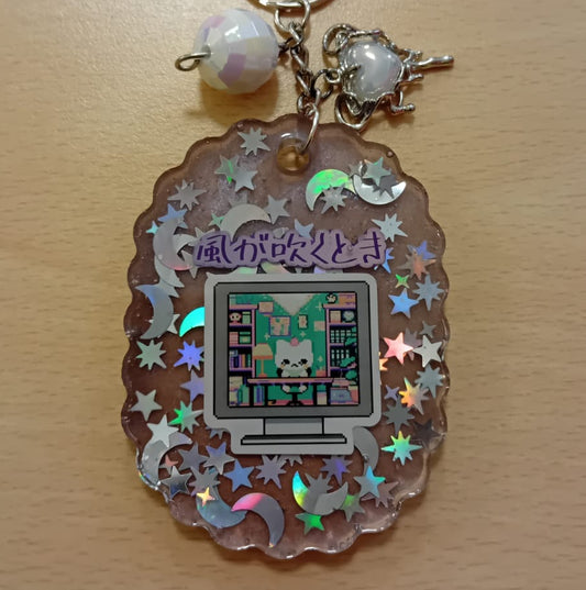 When the wind blows keychain