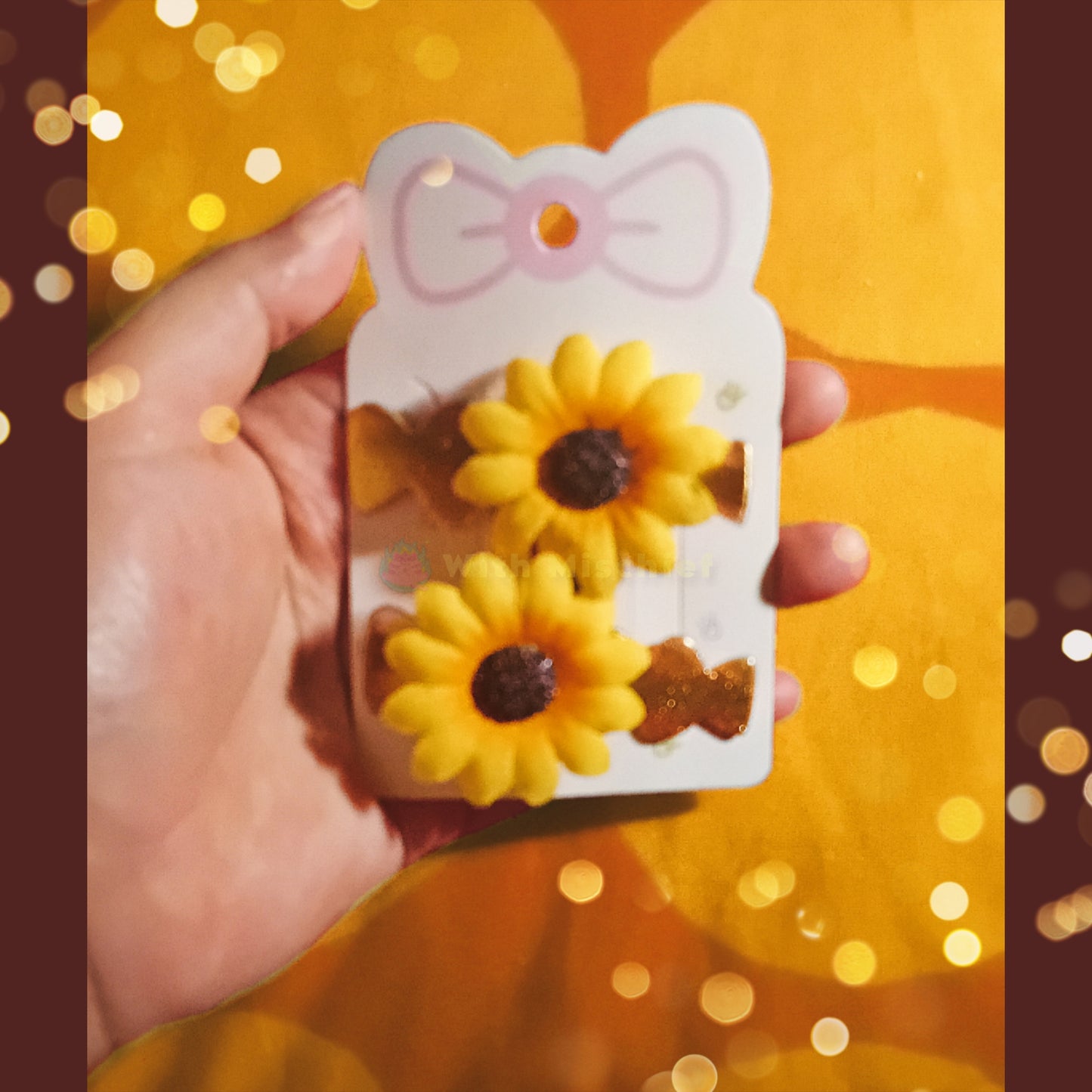 Sunflower Hairpins