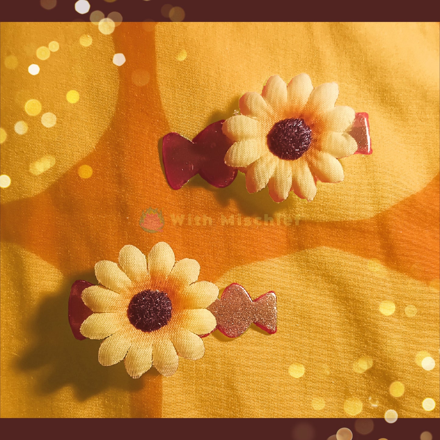 Sunflower Hairpins