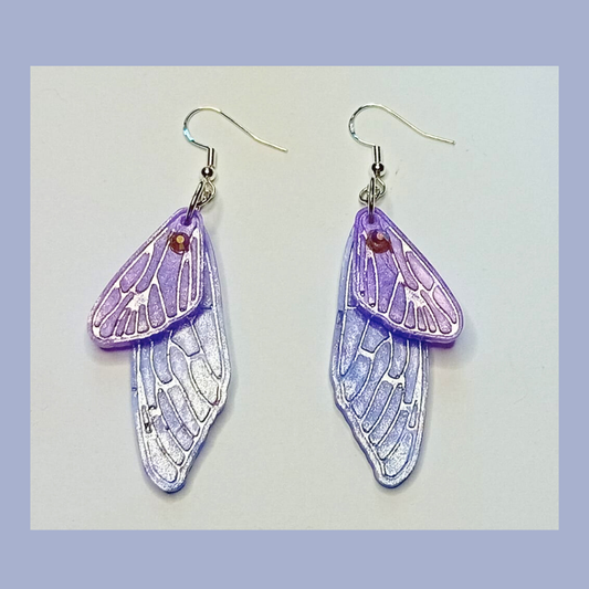 Fairy wing earrings