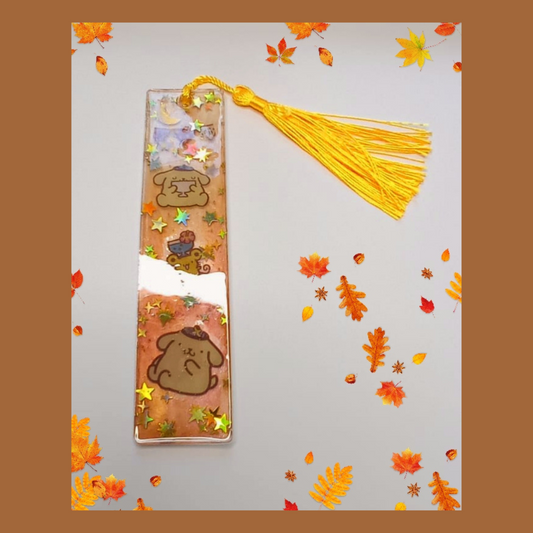 Pomp resin bookmark